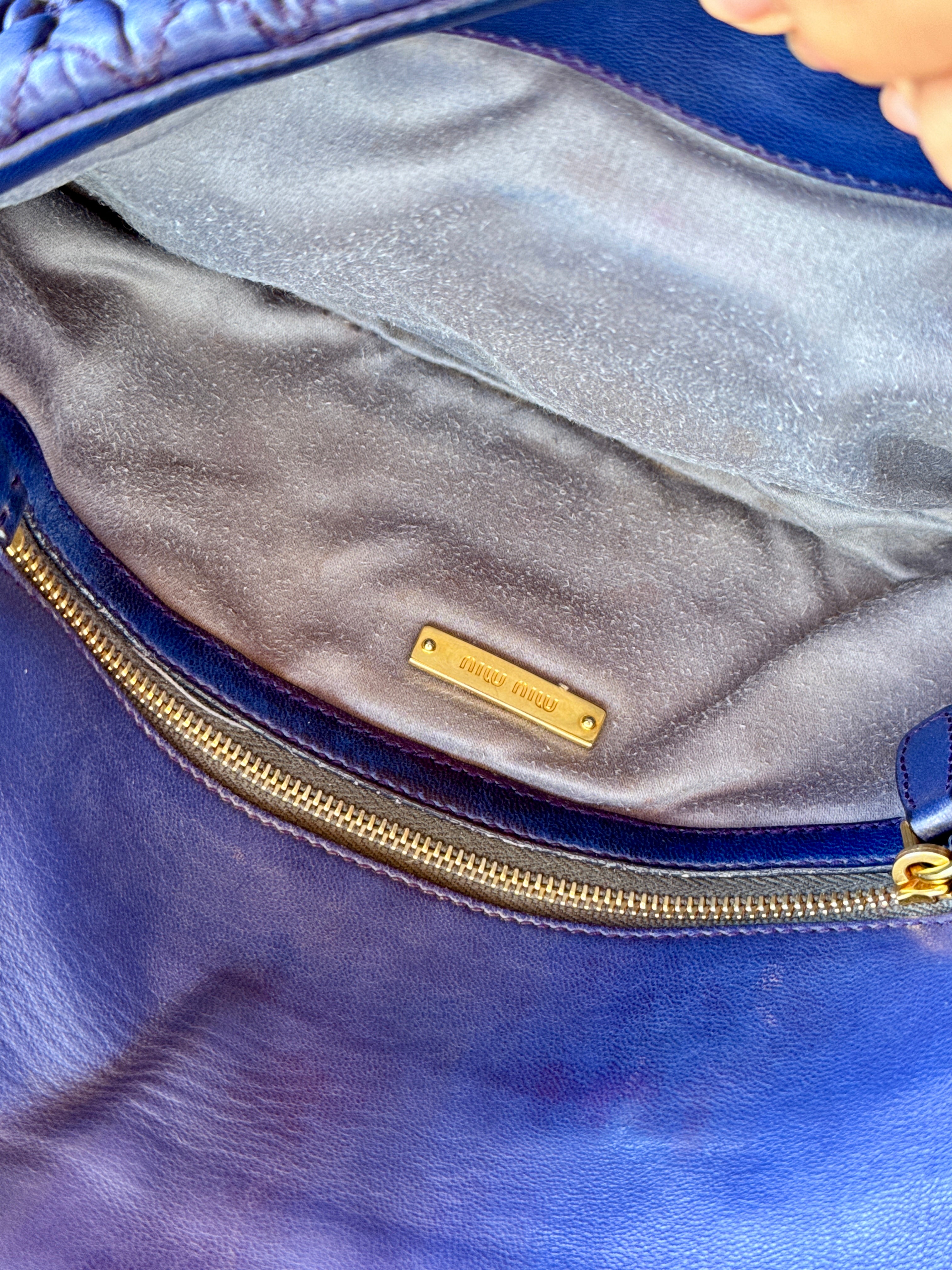 Miu Miu Crystal Azul