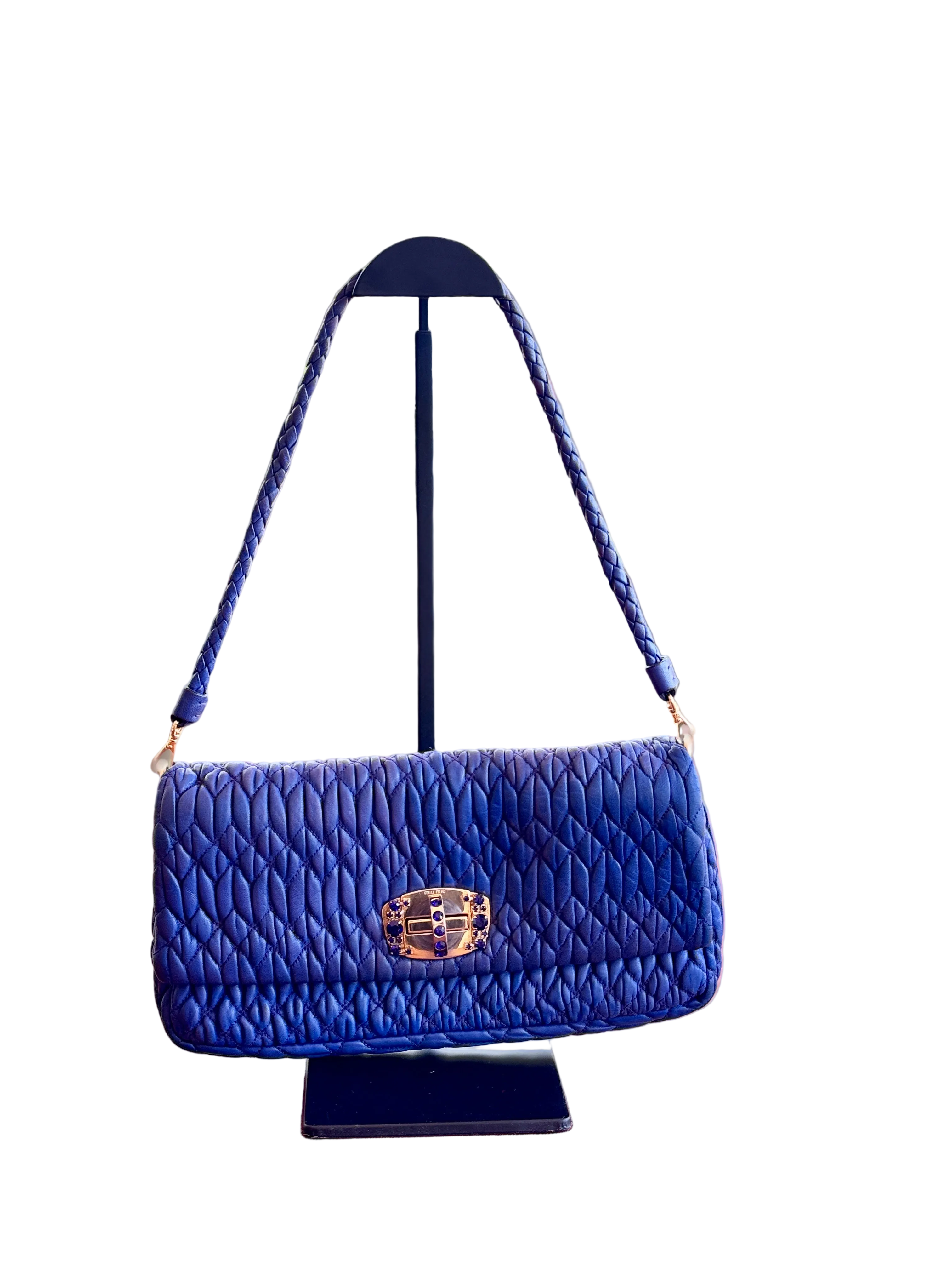 Miu Miu Crystal Azul