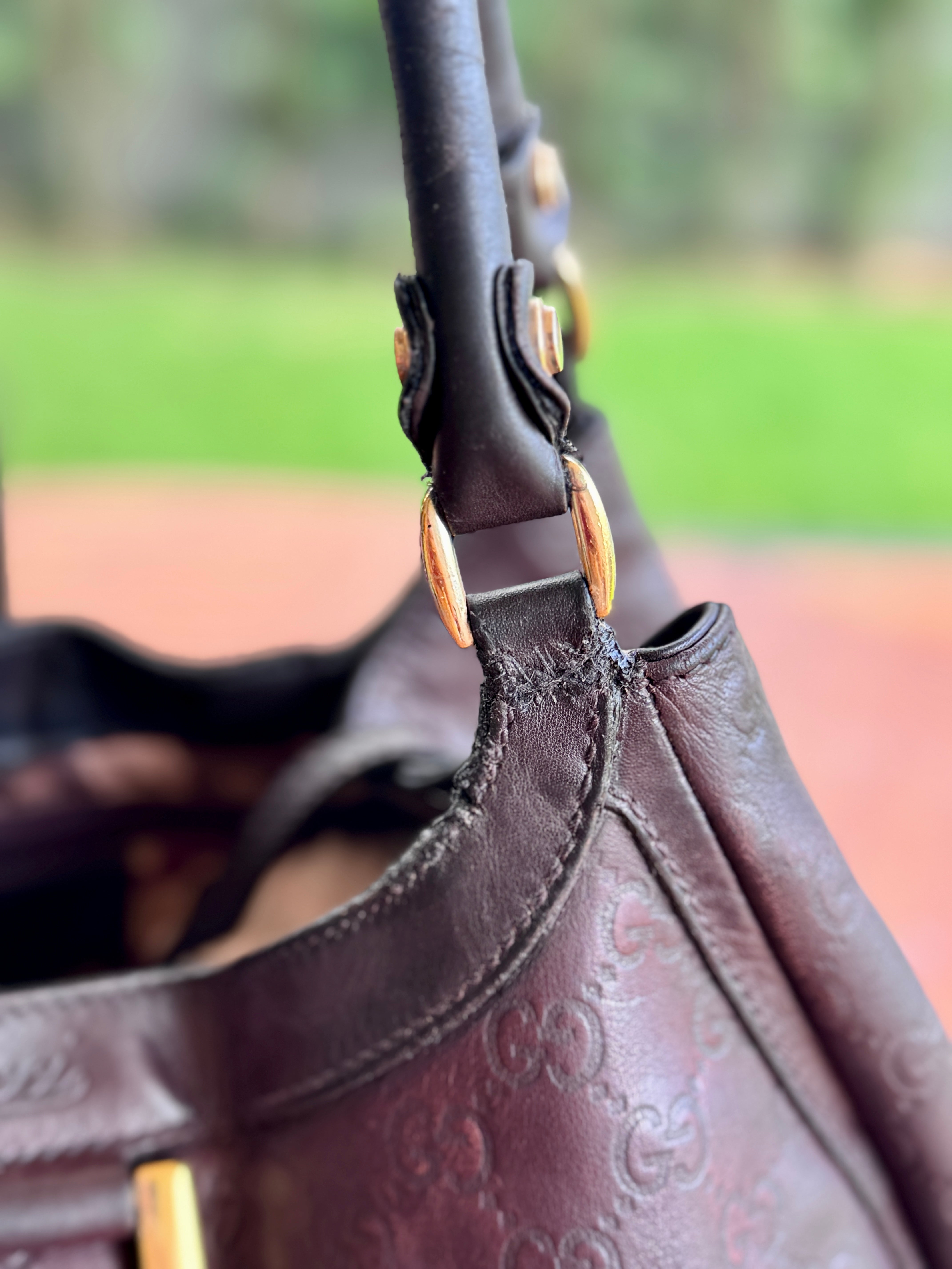 Gucci Guccissima GG Couro