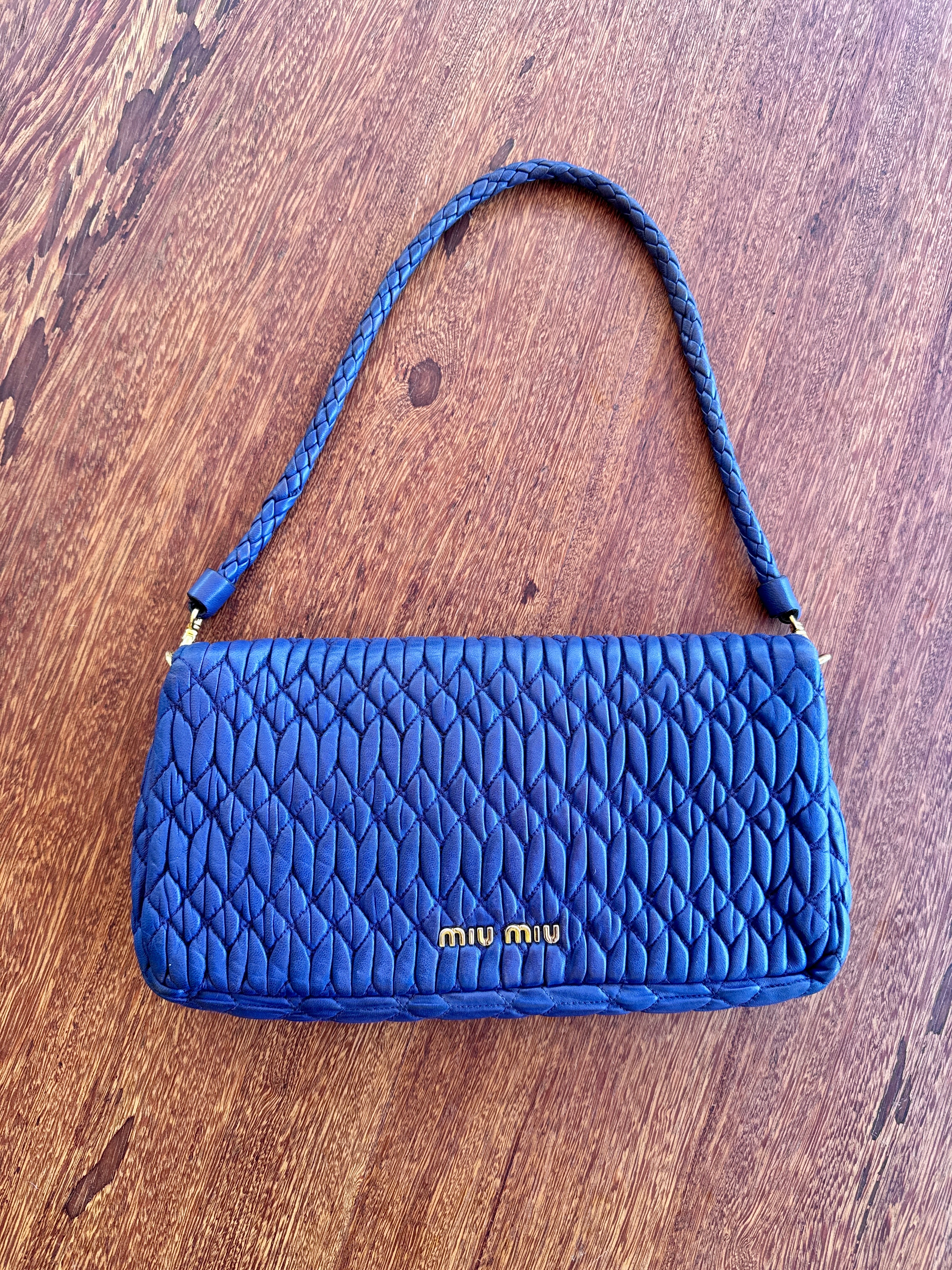 Miu Miu Crystal Azul