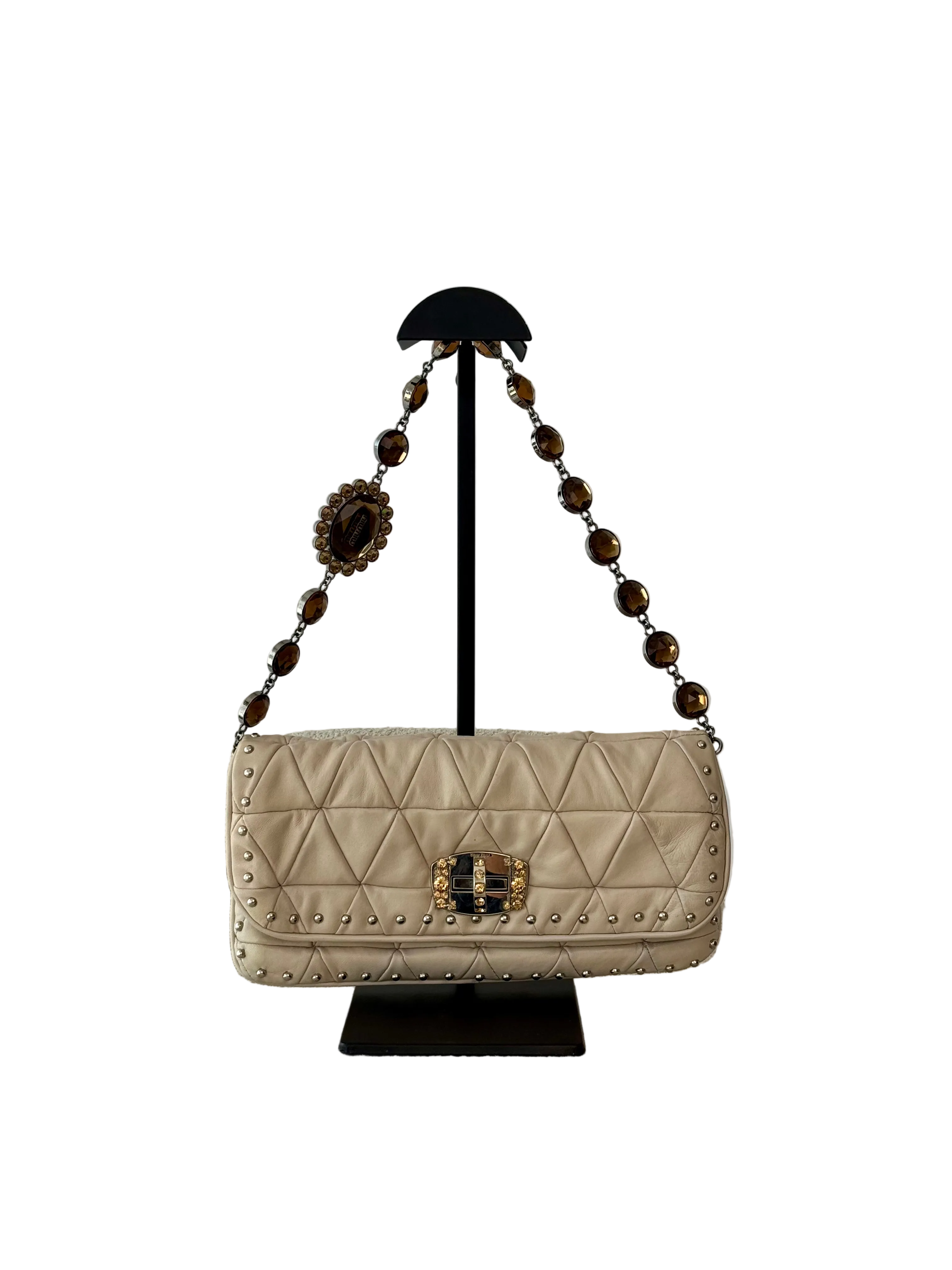 Miu Miu Crystal Off-white