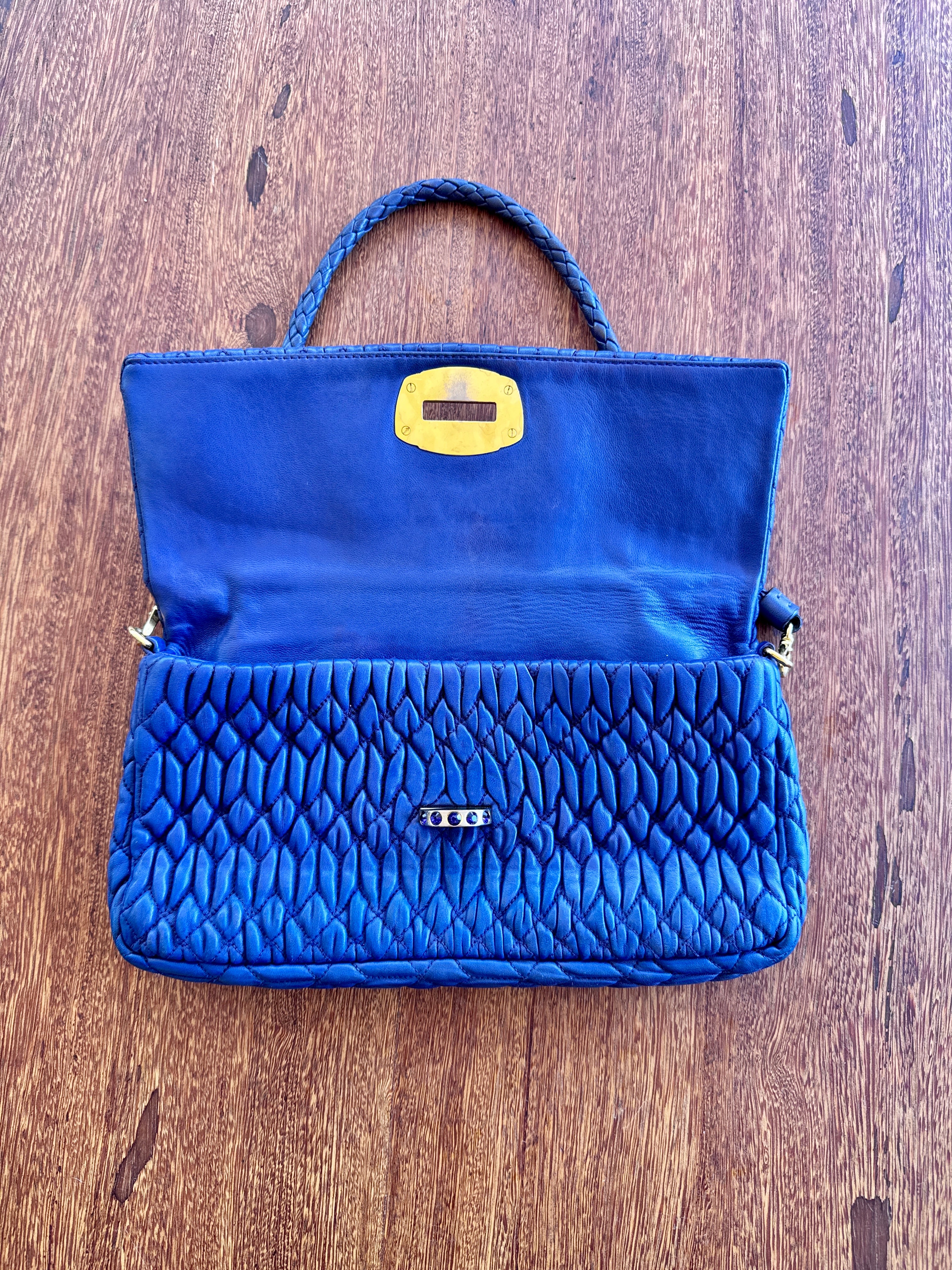 Miu Miu Crystal Azul