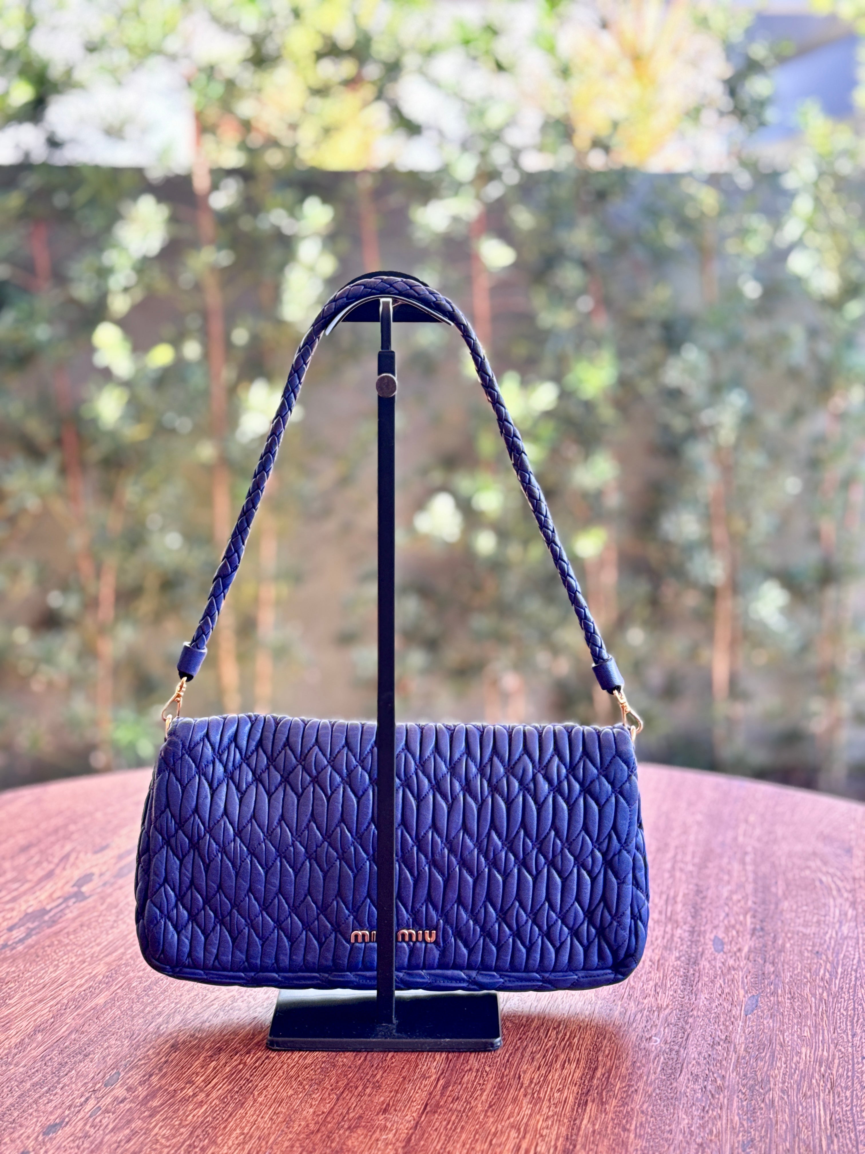 Miu Miu Crystal Azul