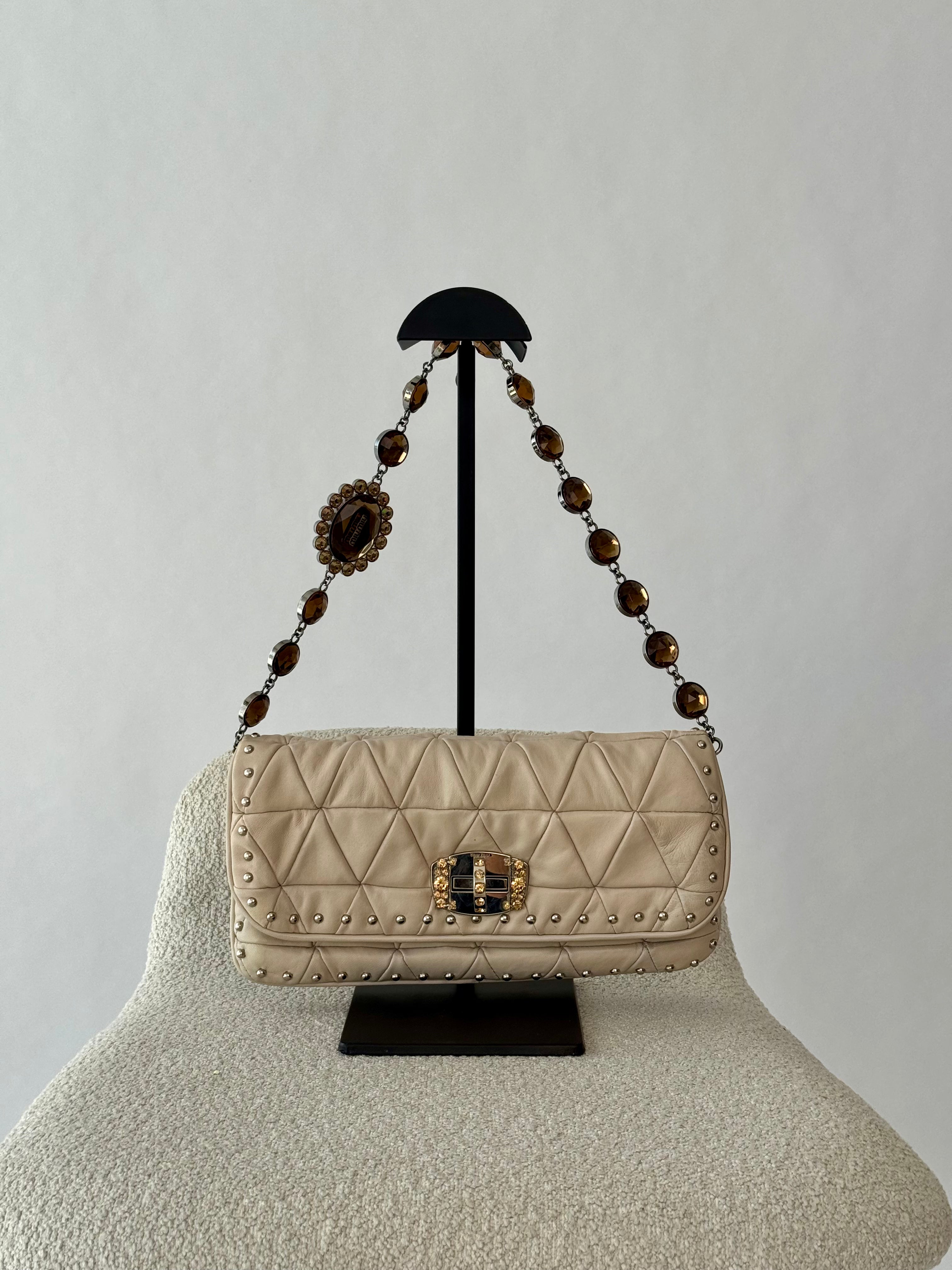 Miu Miu Crystal Off-white