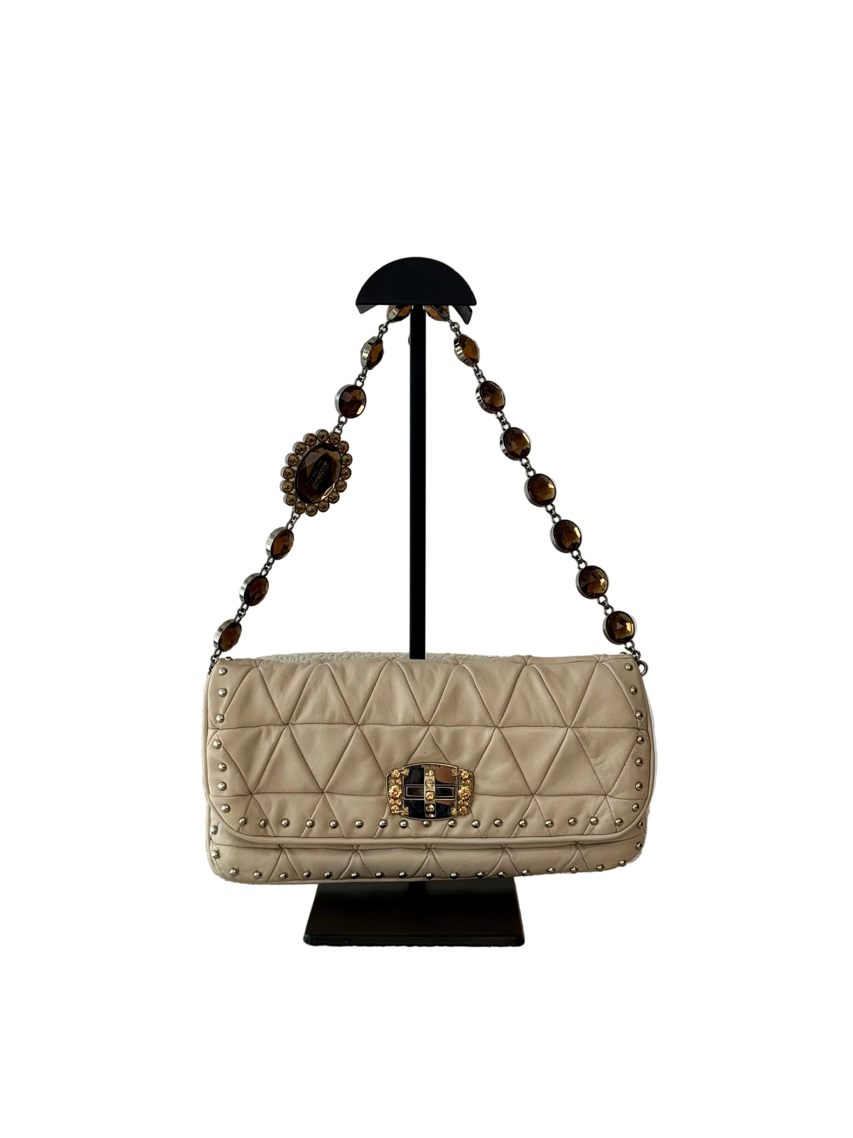 Miu Miu Crystal Off-white
