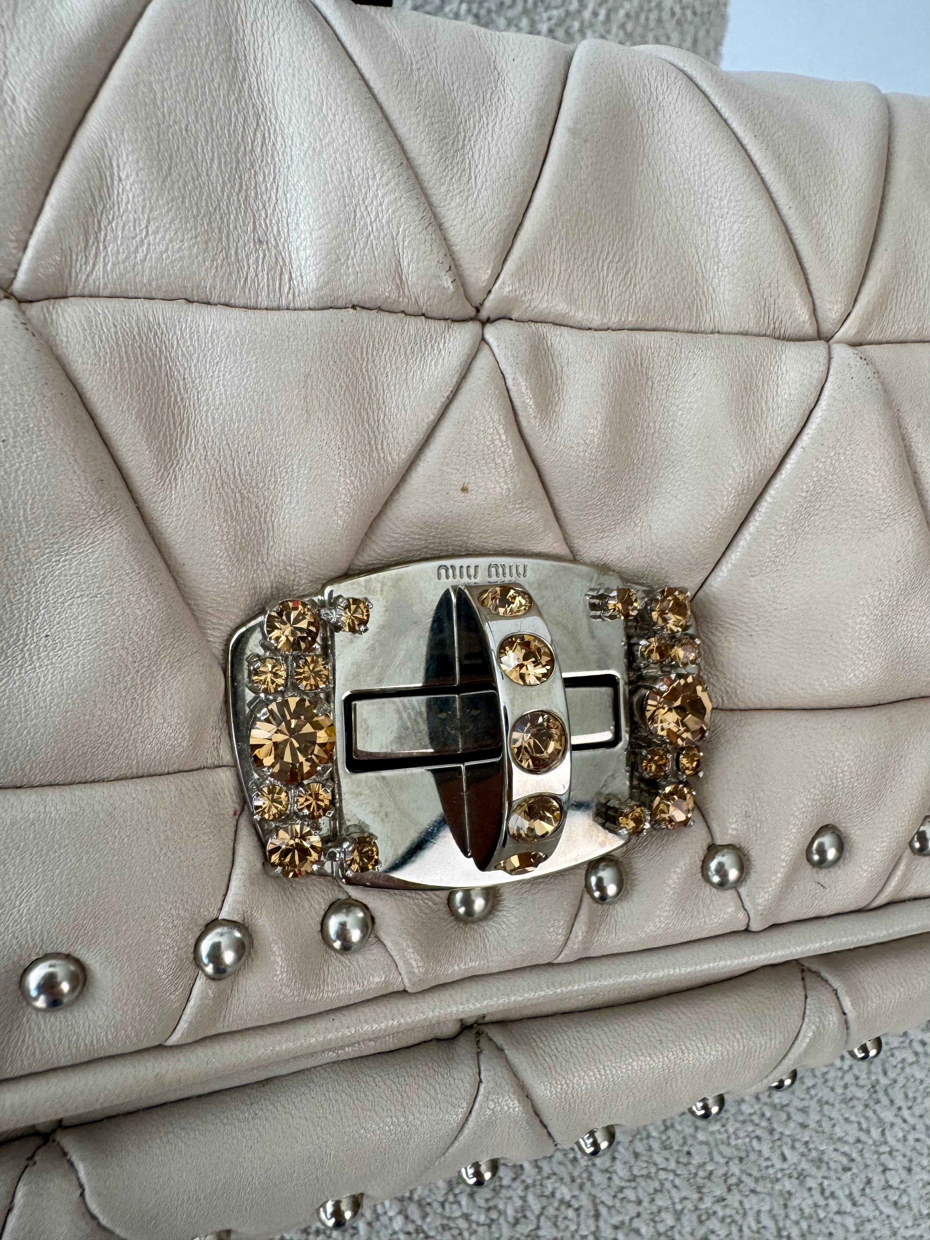 Miu Miu Crystal Off-white