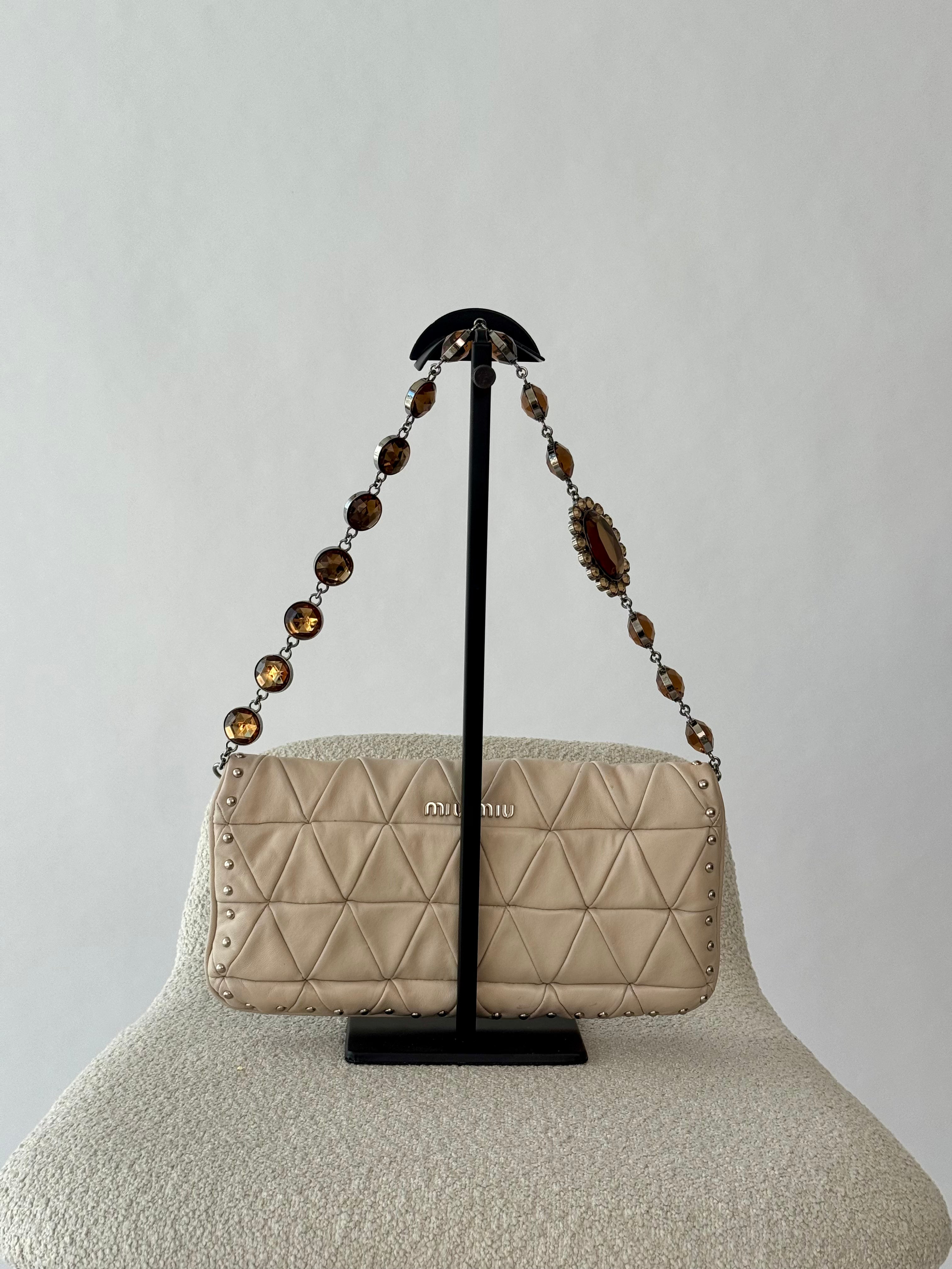 Miu Miu Crystal Off-white